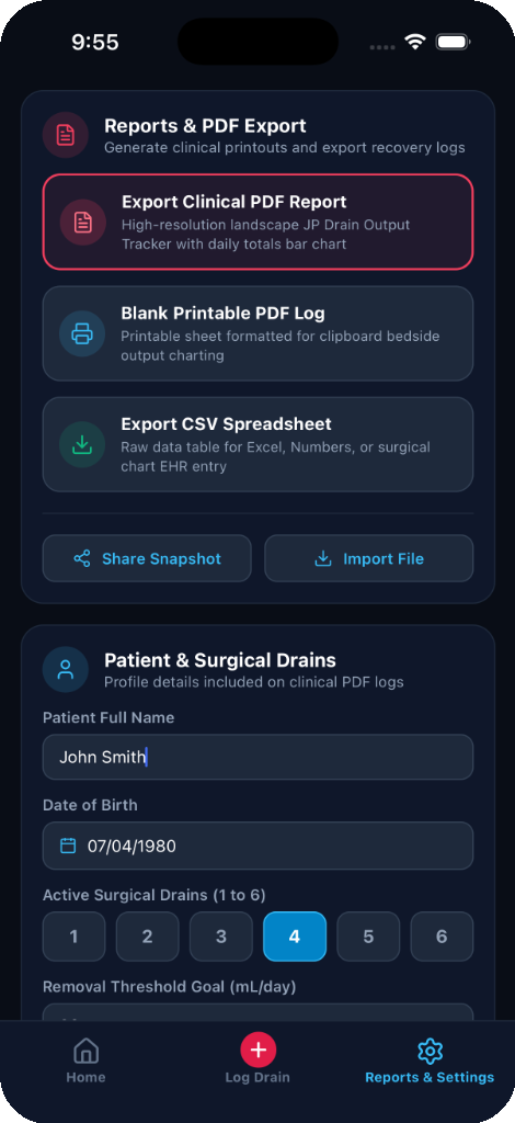 Drain Log